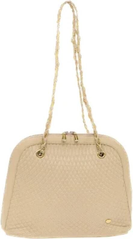 Bally Pre-owned Leather shoulder-bags Beige Dames