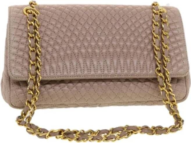 Bally Pre-owned Leather shoulder-bags Beige Dames