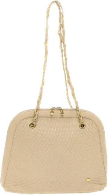Bally Pre-owned Leather shoulder-bags Beige Dames
