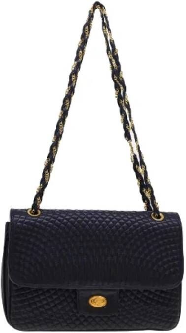 Bally Pre-owned Leather shoulder-bags Blauw Dames