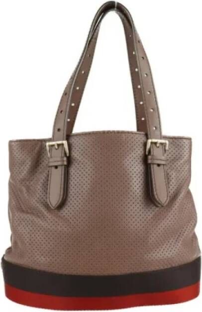 Bally Pre-owned Leather shoulder-bags Bruin Dames