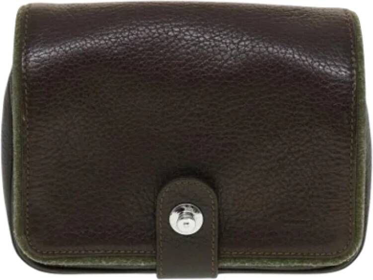 Bally Pre-owned Leather shoulder-bags Bruin Dames