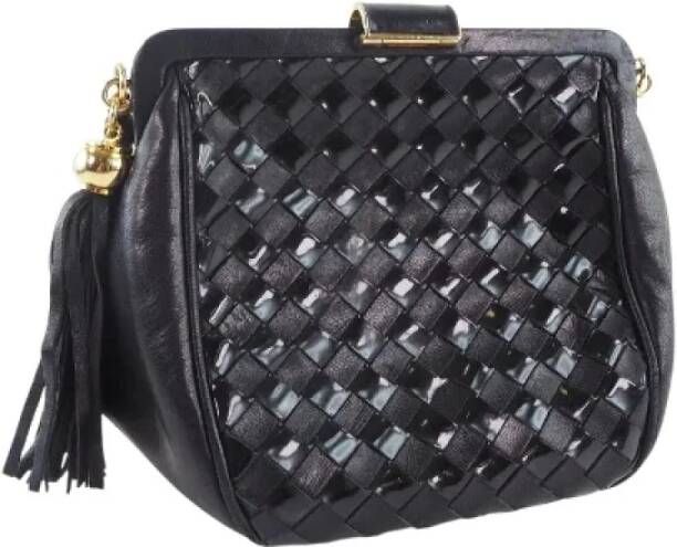 Bally Pre-owned Leather shoulder-bags Zwart Dames