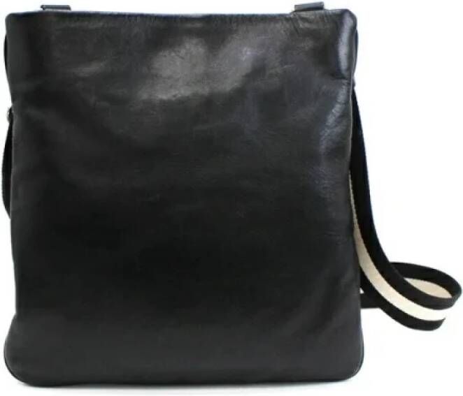 Bally Pre-owned Leather shoulder-bags Zwart Dames