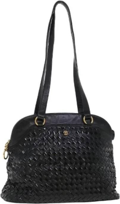 Bally Pre-owned Leather shoulder-bags Zwart Dames