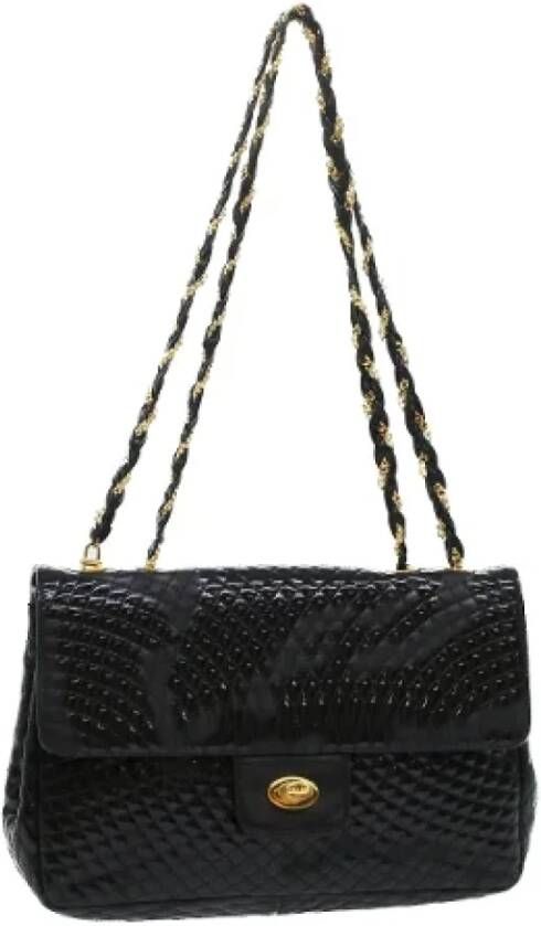 Bally Pre-owned Leather shoulder-bags Zwart Dames