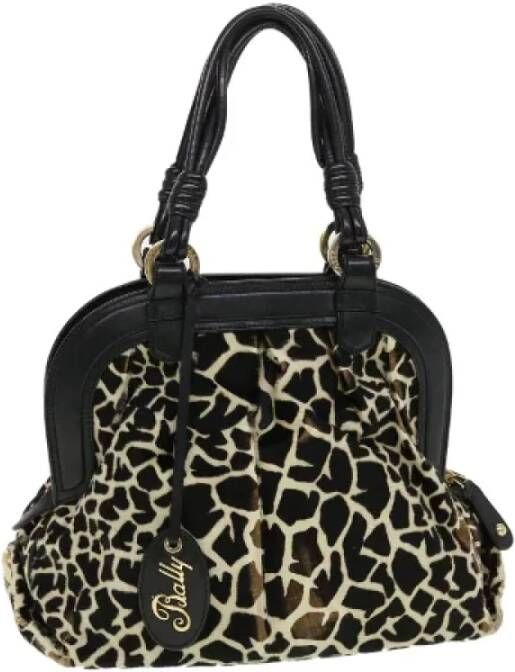 Bally Pre-owned Leather shoulder-bags Zwart Dames