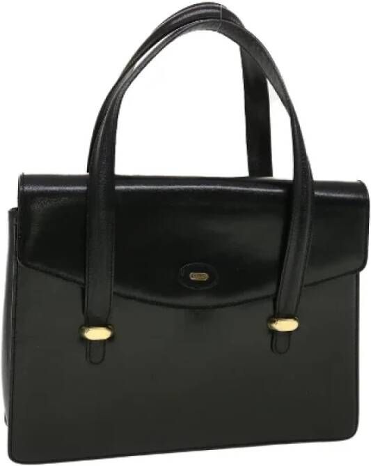 Bally Pre-owned Leather shoulder-bags Zwart Dames
