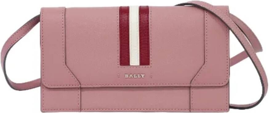 Bally Pre-owned Leather wallets Roze Dames