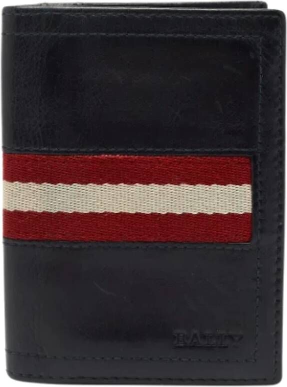 Bally Pre-owned Canvas wallets Blauw Dames