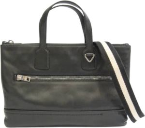 Bally Pre-owned Pre-owned Leather shoulder-bags Zwart Dames