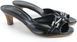 Bally Pre-owned Pre-ownedLeathersandals Zwart Dames