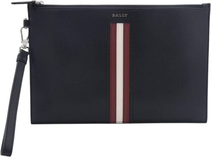 Bally Zwart leer Thalden -koppeling Zwart Heren