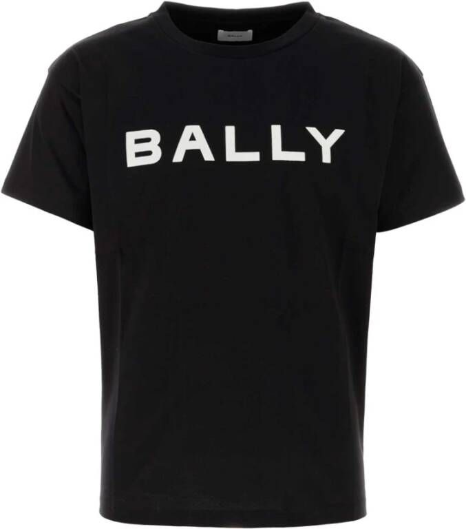 Bally Zwarte katoenen T-shirt Zwart Heren