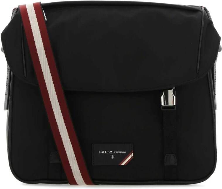 Bally Zwarte nylon fabro aktetas Zwart Heren