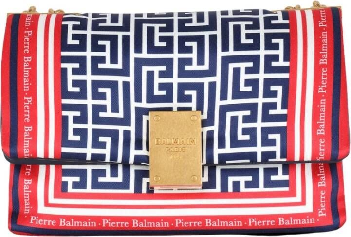 Balmain 1945 Soft monogrammed scarf bag Meerkleurig Dames