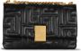 Balmain Crossbody bags Small 1945 Soft Bag in Quilted Leather in zwart - Thumbnail 1