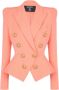 Balmain Jack met 8 knopen en aansnoerbare taille Pink Dames - Thumbnail 1