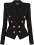Balmain Blazer met dubbele rij knopen Zwart - Thumbnail 1
