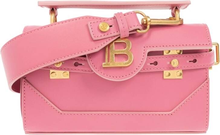 Balmain B-Buzz 19 schoudertas Roze - Foto 6