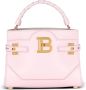 Balmain B-Buzz 22 leather top-handle bag Roze Dames - Thumbnail 1