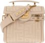 Balmain B-Buzz 23 bag in monogram quilted leather Beige Dames - Thumbnail 5