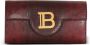 Balmain Karung Leren Portemonnee Tas met Ketting Red Dames - Thumbnail 1