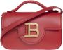 Balmain Smooth leather B-Buzz mini bag Rood Dames - Thumbnail 6