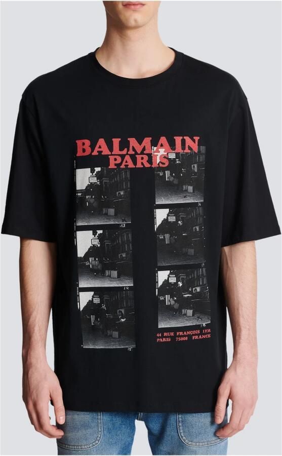 Balmain T-shirt met logoprint Zwart - Foto 2