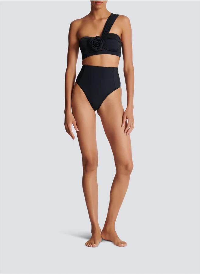 Balmain Asymmetrisch tweedelig badpak Black Dames - Foto 3