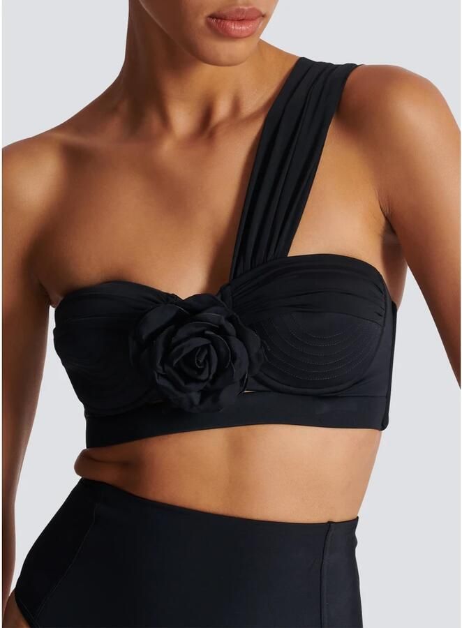 Balmain Asymmetrisch tweedelig badpak Black Dames - Foto 2