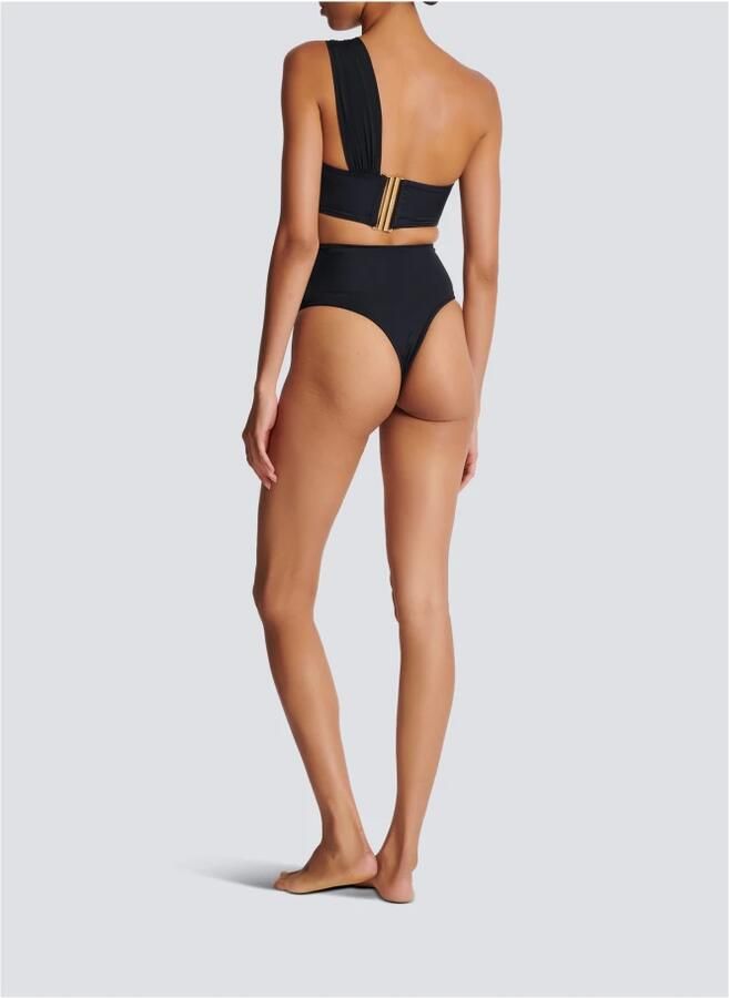 Balmain Asymmetrisch tweedelig badpak Black Dames - Foto 5