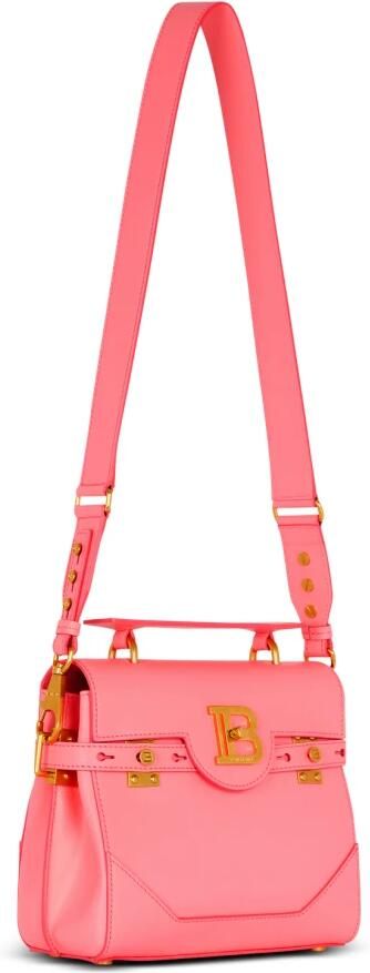Balmain B-Buzz 23 Grained Leather Bag Pink Dames - Foto 6