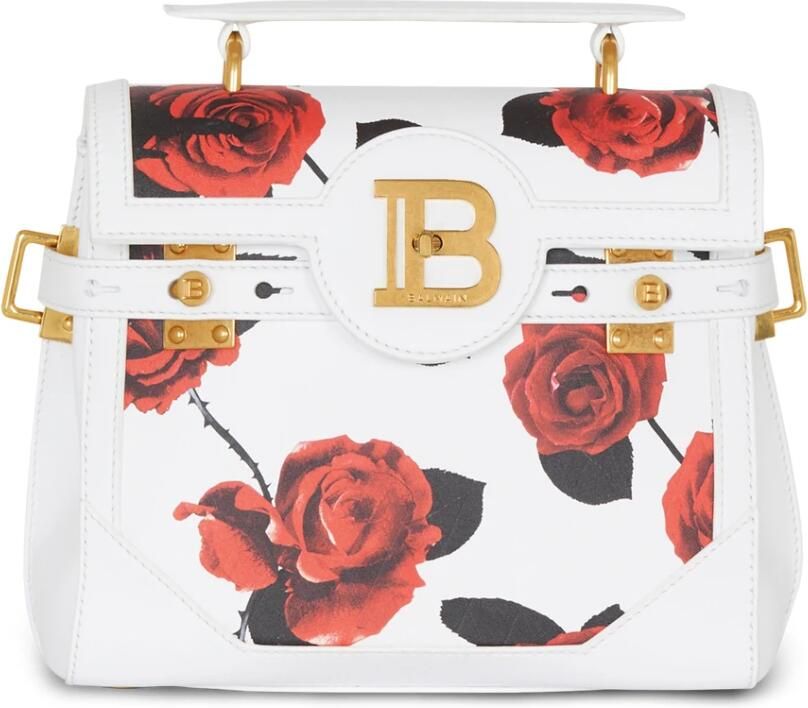 Balmain B-Buzz 23 Kalfsleren Tas Multicolor Dames - Foto 8