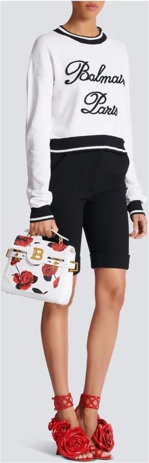 Balmain B-Buzz 23 Kalfsleren Tas Multicolor Dames - Foto 7