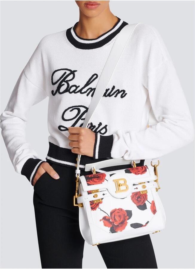 Balmain B-Buzz 23 Kalfsleren Tas Multicolor Dames - Foto 2