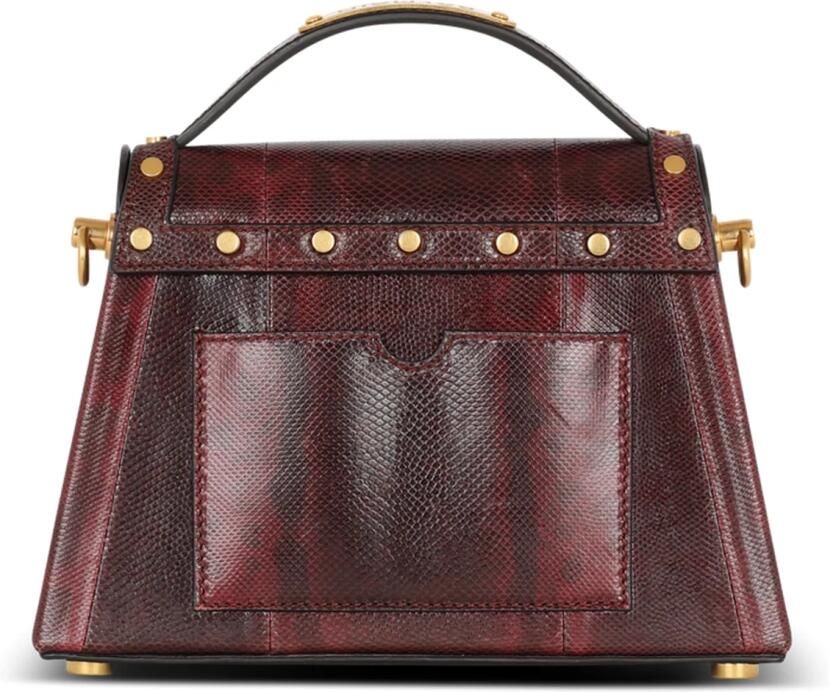 Balmain B-Buzz Dynasty Karung leather bag Rood Dames - Foto 3