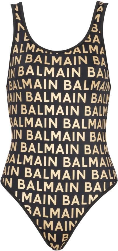 Balmain Badpak met metallic logo Zwart - Foto 7