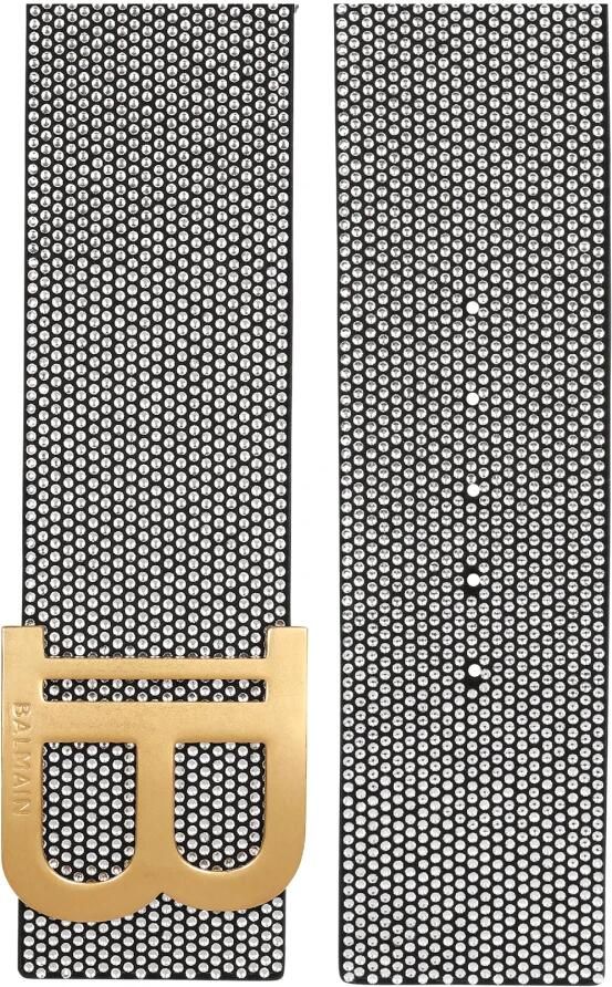 Balmain Gespriem verfraaid met kristallen Zwart