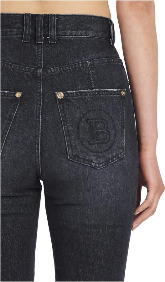 Balmain Boot-cut Jeans Black Dames
