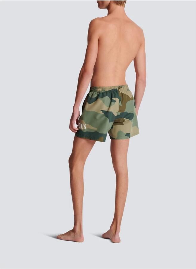Balmain Camouflage zwemshorts Green Heren - Foto 3