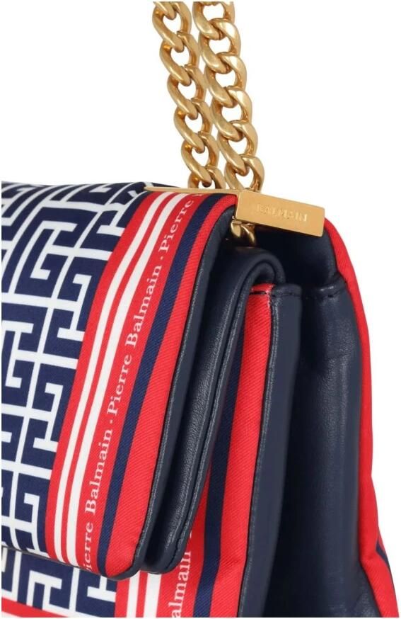 Balmain 1945 Zacht gemonogrammeerde sjaal tas Multicolor Dames - Foto 3