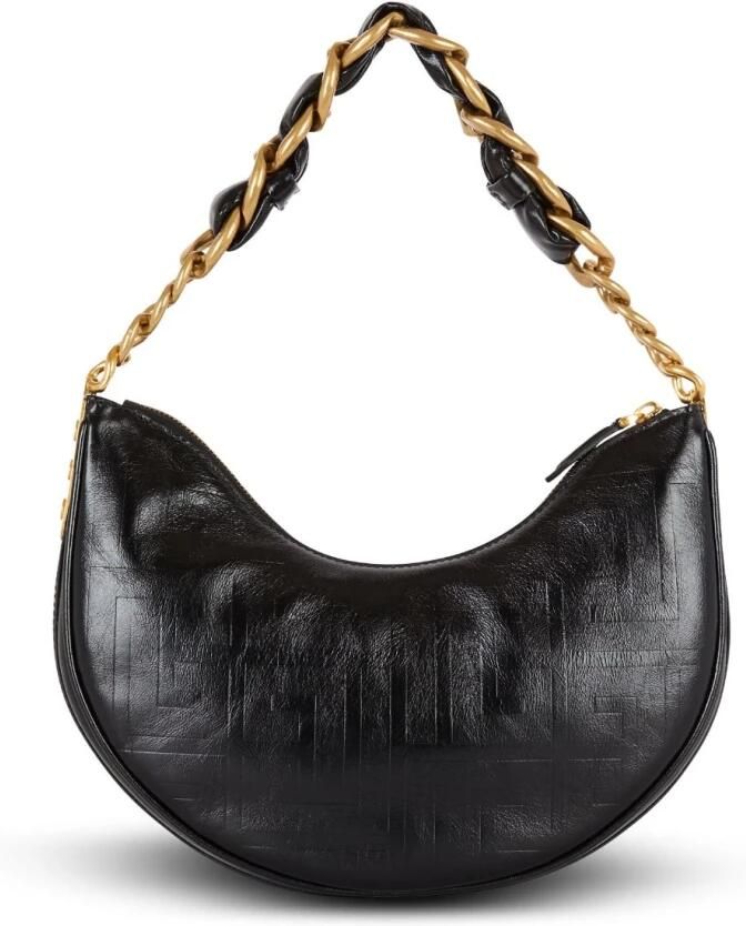 Balmain Stijlvolle Leren Schoudertas met Ketting Black Dames - Foto 4