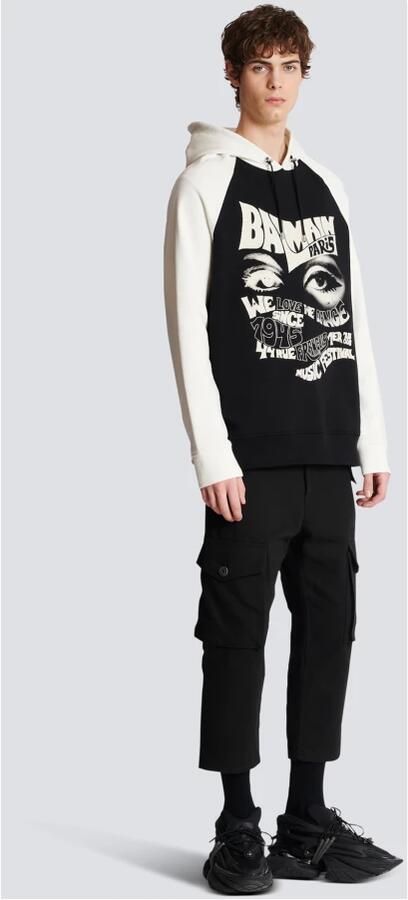 Balmain Festival hooded sweatshirt Zwart Heren - Foto 6