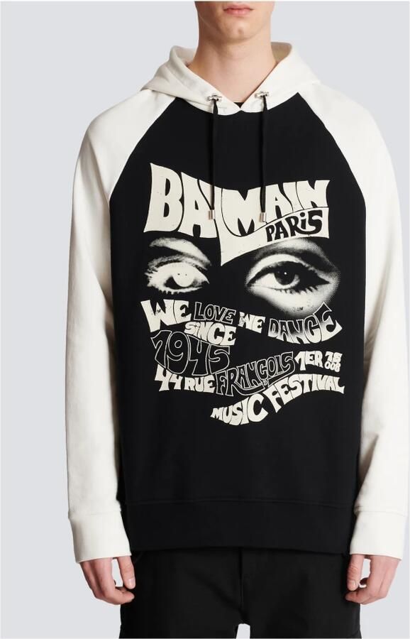 Balmain Festival hooded sweatshirt Zwart Heren - Foto 3
