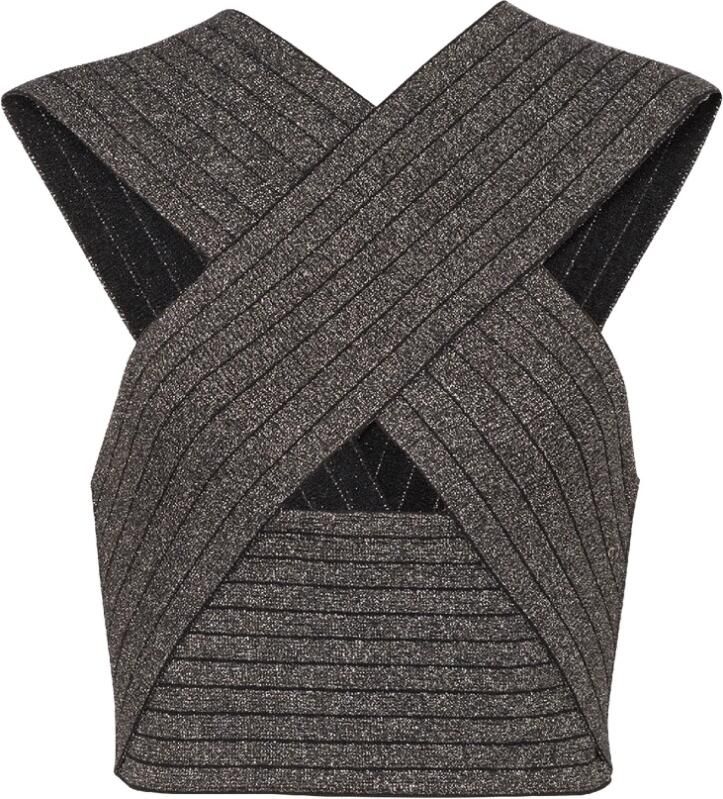 Balmain Gestreept gebreid topje Yellow Dames - Foto 7