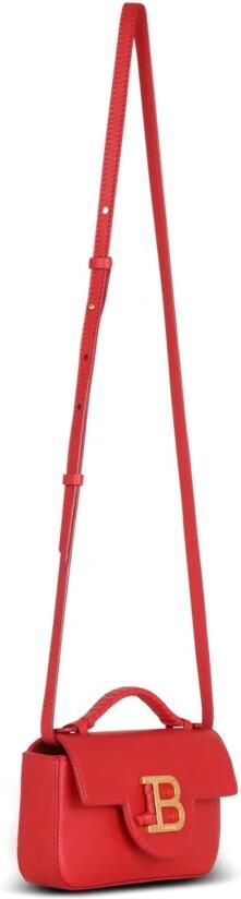 Balmain Smooth leather B-Buzz mini bag Rood Dames - Foto 5