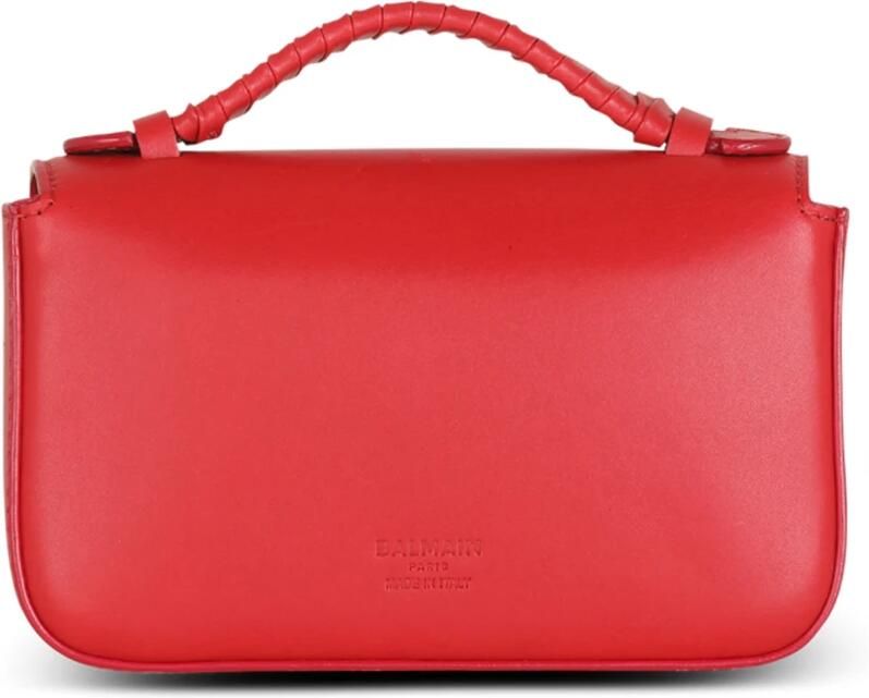 Balmain Smooth leather B-Buzz mini bag Rood Dames - Foto 2