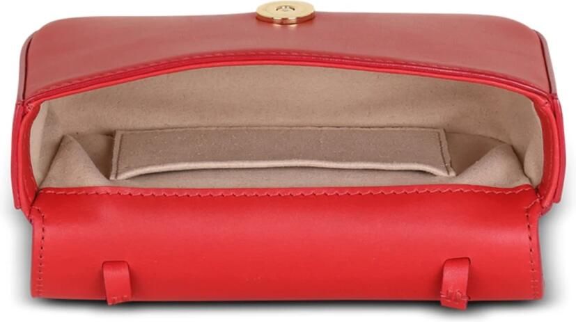 Balmain Smooth leather B-Buzz mini bag Rood Dames - Foto 3