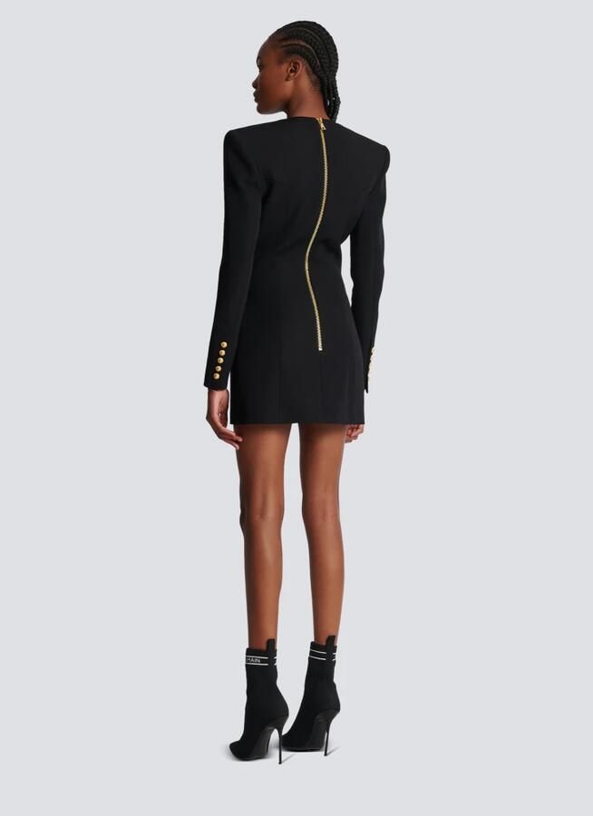 Balmain Grain de poudre getailleerde jurk Black Dames - Foto 2